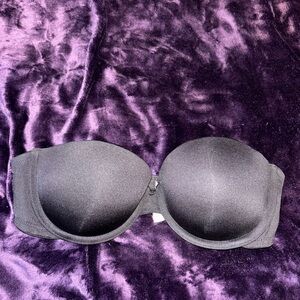 Candie's Black Strapless Push-Up Bra